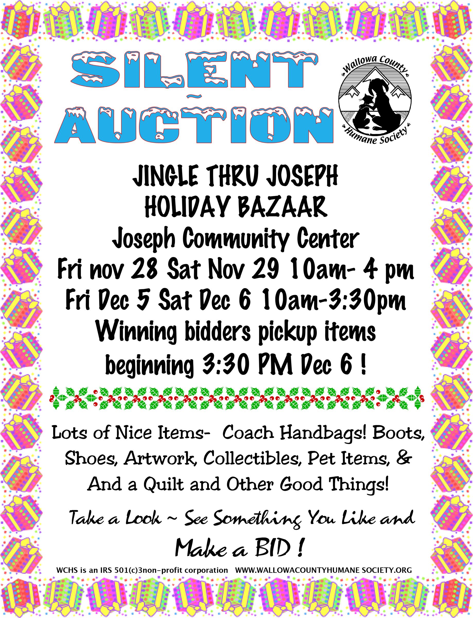 WCHS SILENT AUCTION FLYR 2025