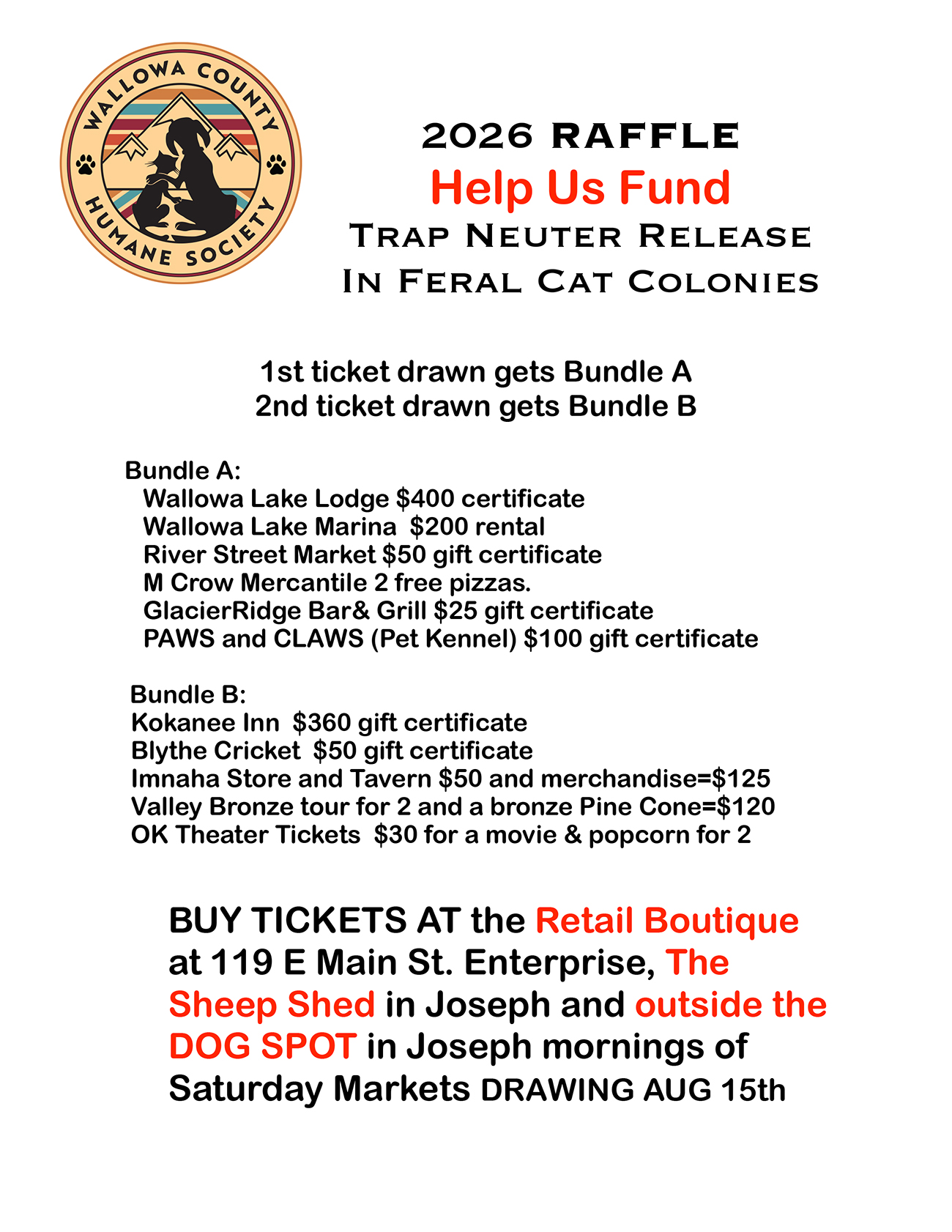Raffle of TNR 1